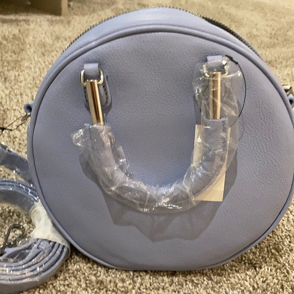 TALBOTS SOFT PEBBLE ROUND CROSSBODY BAG